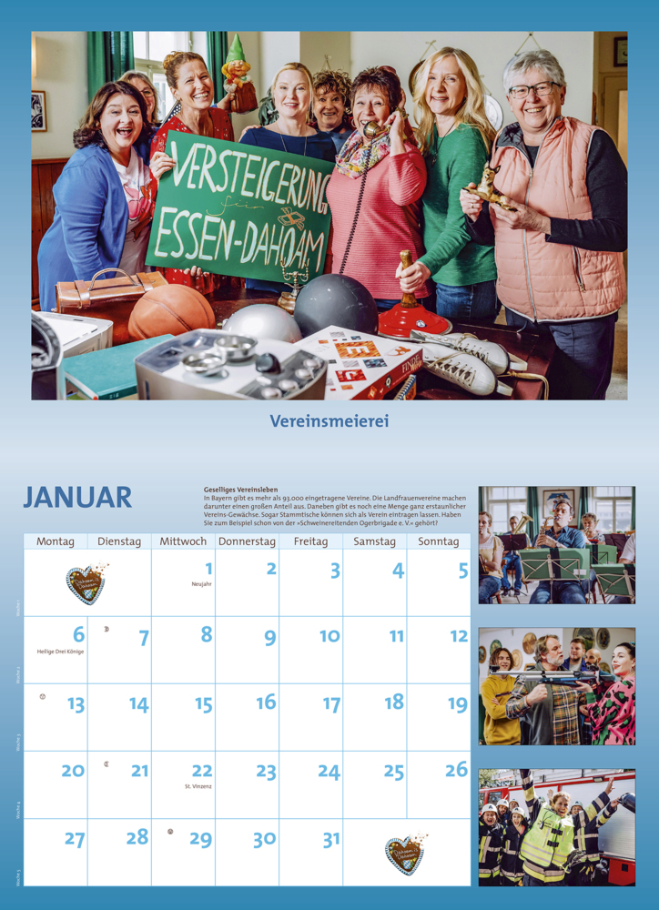 Bild: 4250809654287 | DUMONT - Dahoam is Dahoam 2025 Broschürenkalender, 42x29cm,...