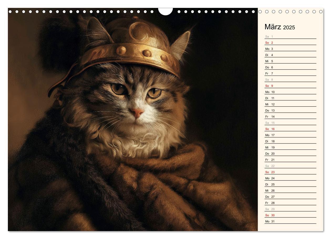 Bild: 9783457179826 | Katzen schaffen Kunst (Wandkalender 2025 DIN A3 quer), CALVENDO...