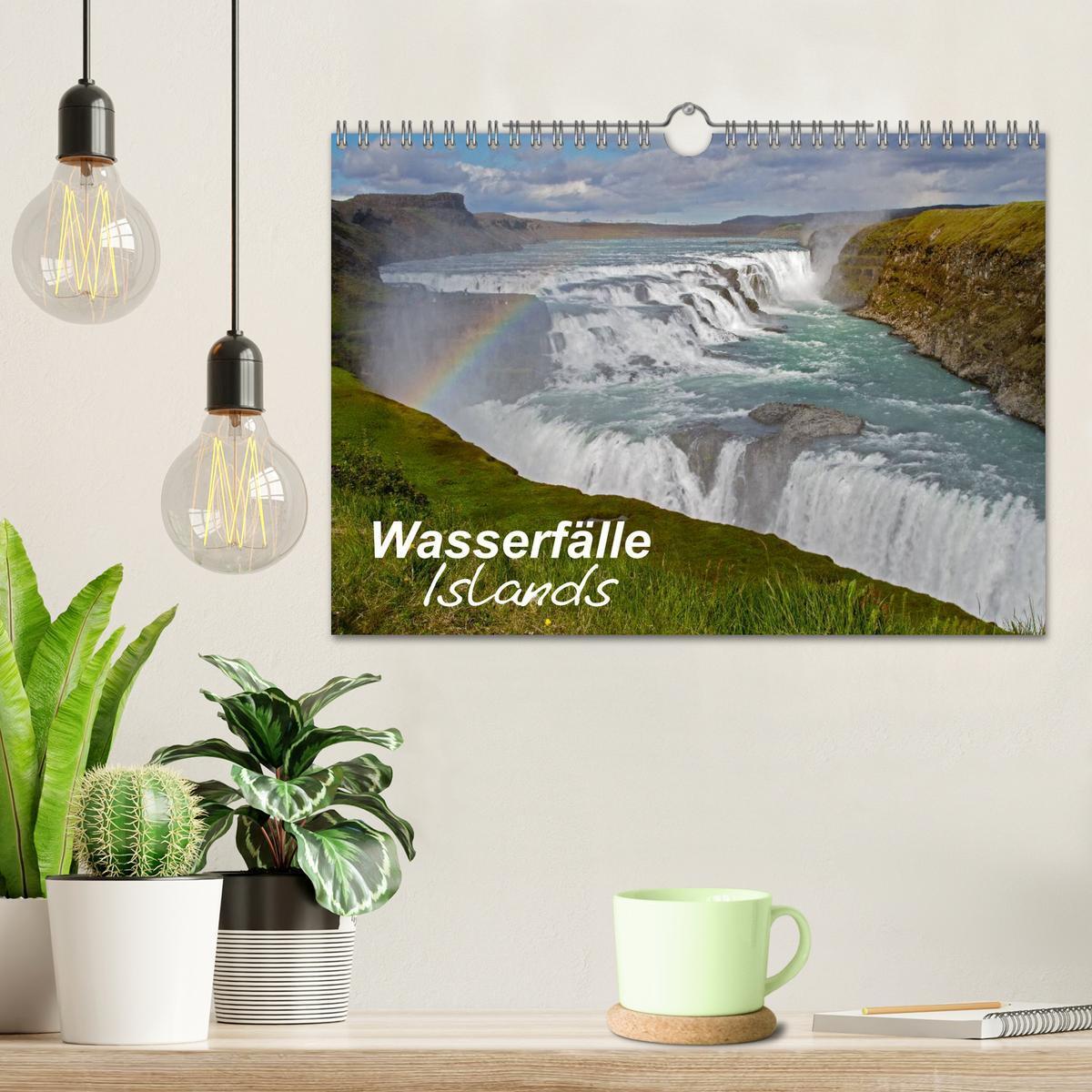 Bild: 9783435820306 | Wasserfälle Islands (Wandkalender 2025 DIN A4 quer), CALVENDO...