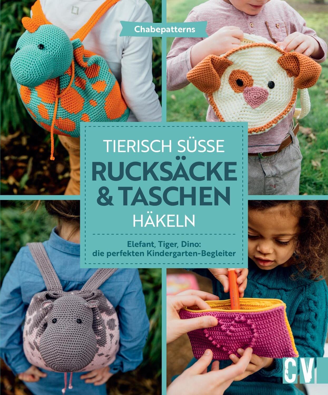 Cover: 9783841067463 | Tierisch süße Rucksäcke &amp; Taschen häkeln | Chabepatterns | Buch | 2023