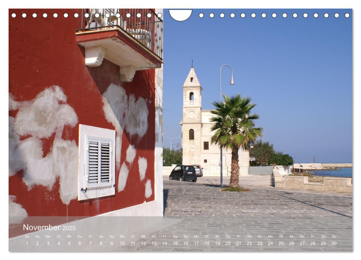 Bild: 9783435021147 | Apuliens Küstenorte (Wandkalender 2025 DIN A4 quer), CALVENDO...