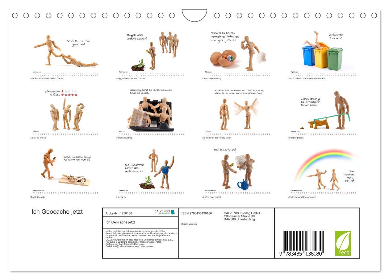 Bild: 9783435138180 | Ich Geocache jetzt (Wandkalender 2025 DIN A4 quer), CALVENDO...