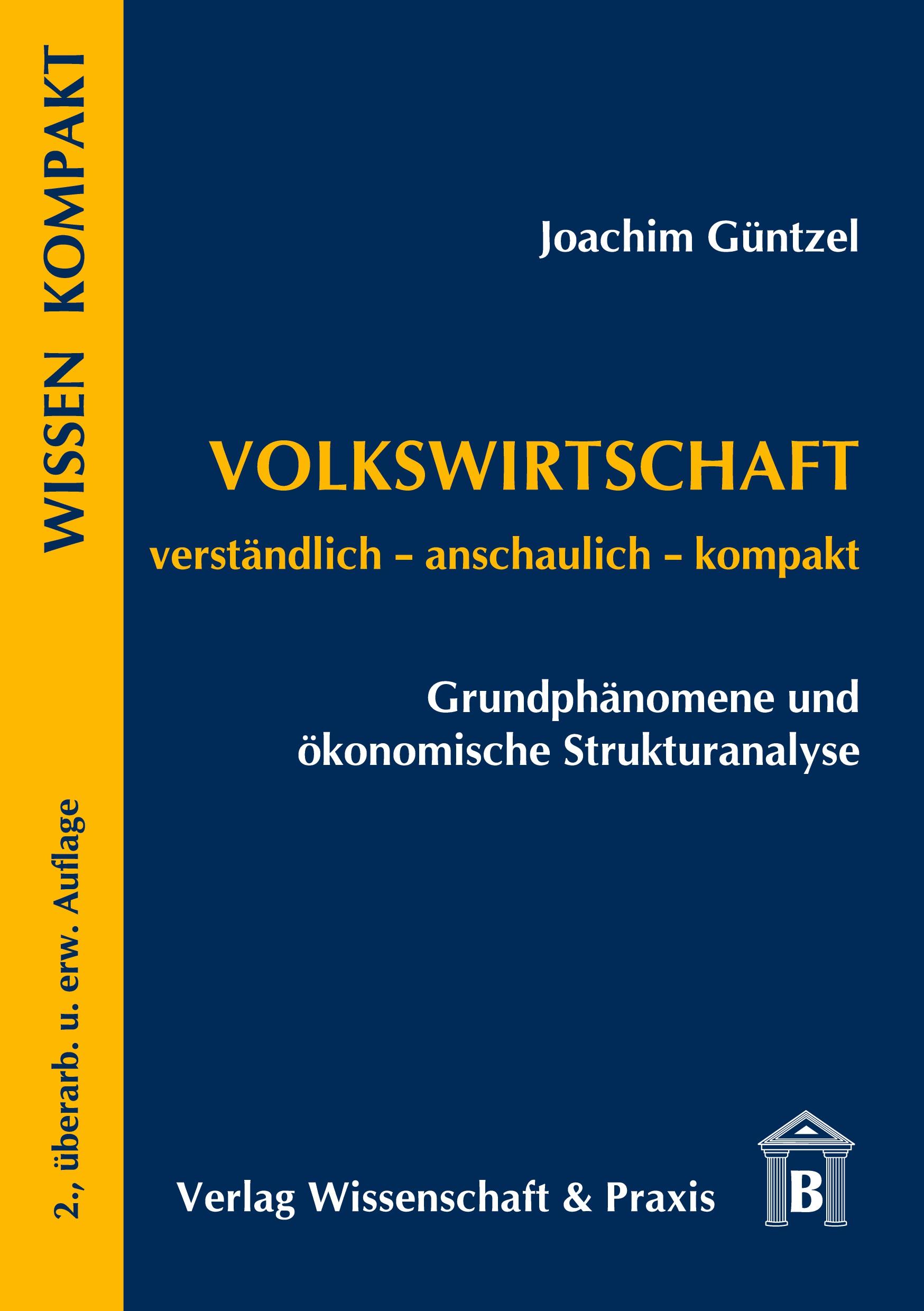 Cover: 9783896736253 | Volkswirtschaft - Grundphänomene und ökonomische Strukturanalyse.