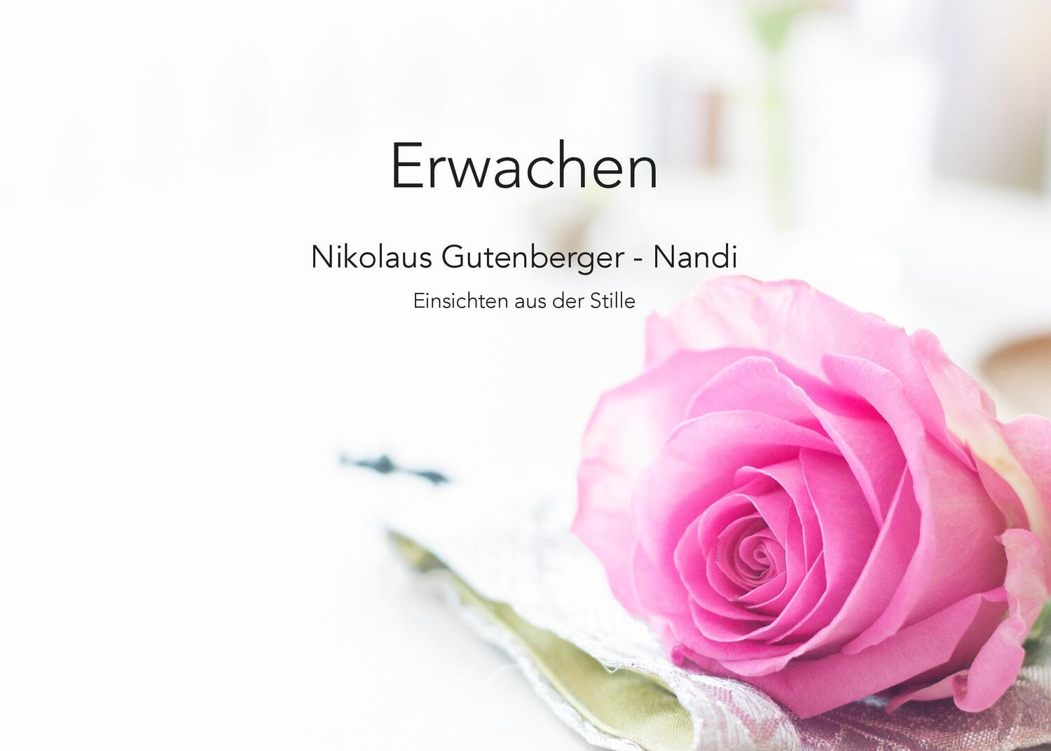 Cover: 9783741261848 | Erwachen | Einsichten aus der Stille | Nikolaus Gutenberger | Buch