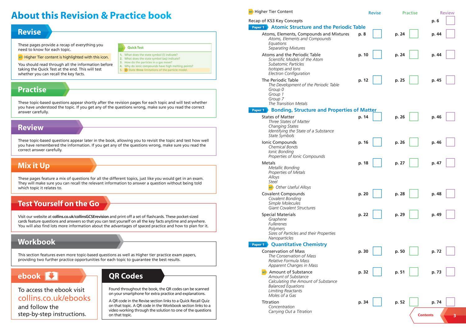 Bild: 9780008160753 | AQA GCSE 9-1 Chemistry All-in-One Complete Revision and Practice