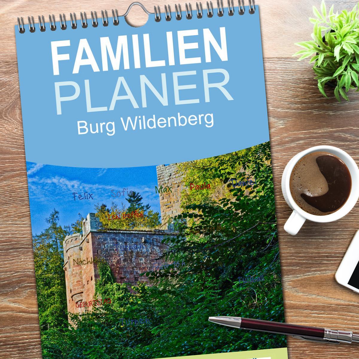 Bild: 9783457096437 | Familienplaner 2025 - Burg Wildenberg mit 5 Spalten (Wandkalender,...