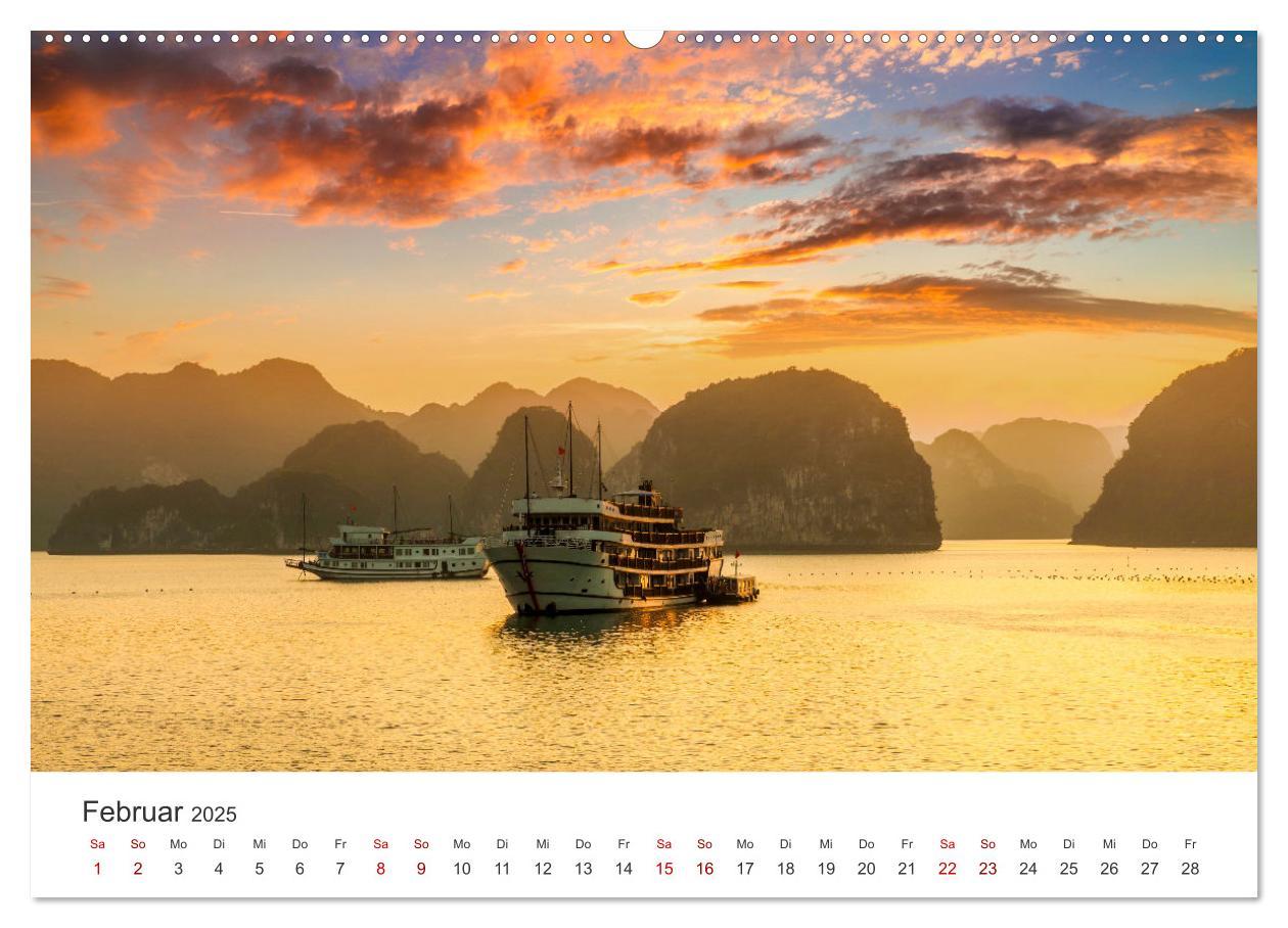 Bild: 9783383916724 | Faszination Vietnam (Wandkalender 2025 DIN A2 quer), CALVENDO...