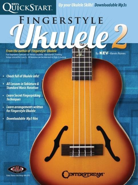 Cover: 888680791483 | Kev's QuickStart for Fingerstyle Ukulele - Volume 2 | Kevin Rones