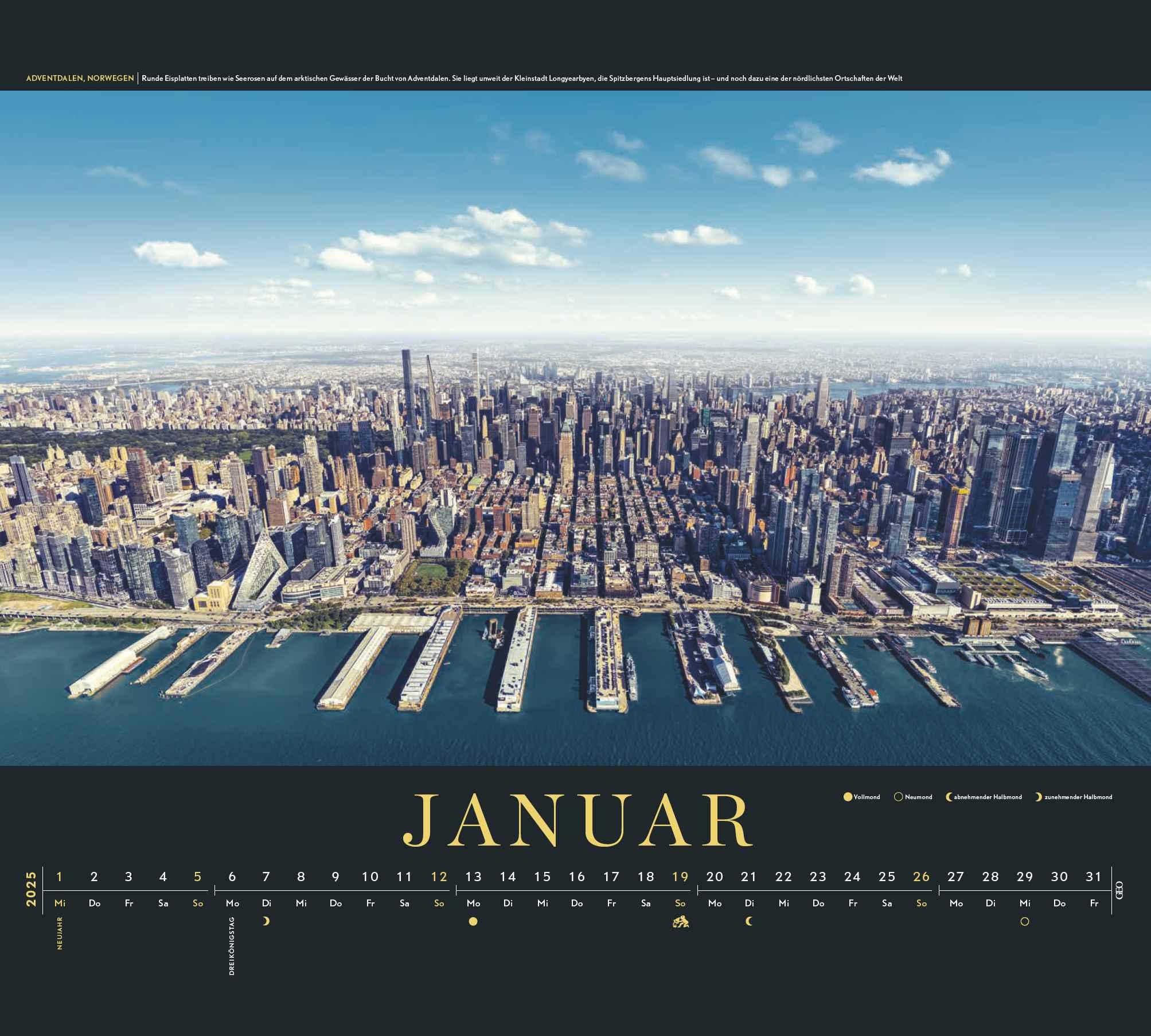 Bild: 4002725988805 | GEO New York 2025 - Wand-Kalender - Reise-Kalender -...