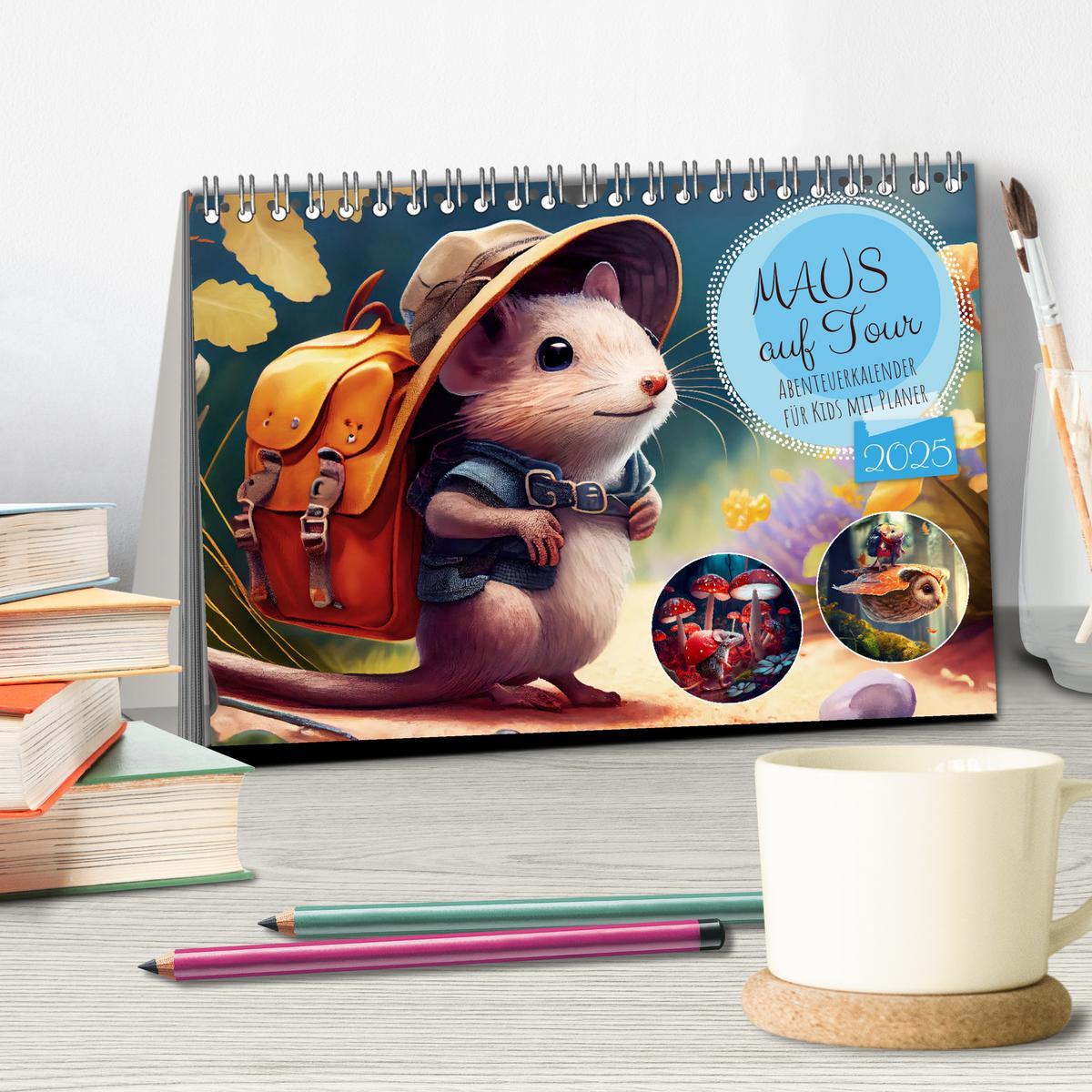 Bild: 9783383912511 | Maus auf Tour - Abenteuerkalender für Kids mit Planer...