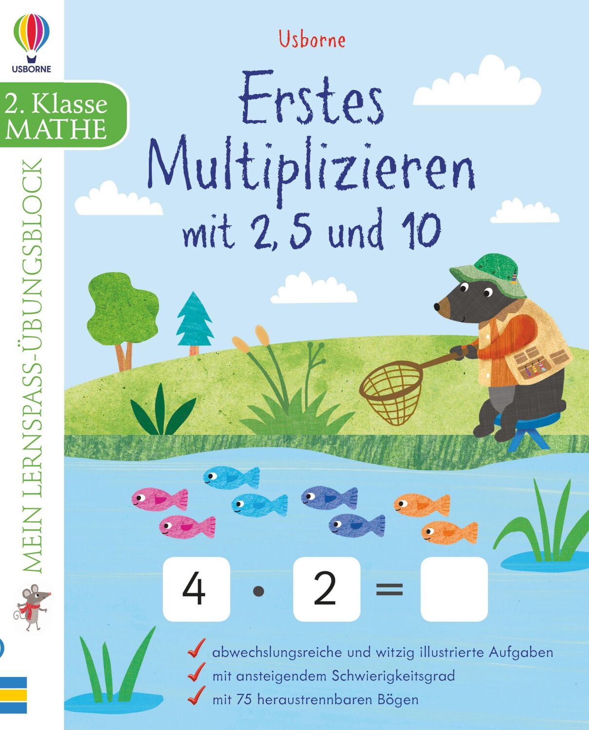 Cover: 9781789416336 | Mein Lernspaß-Übungsblock: Erstes Multiplizieren mit 2, 5 und 10