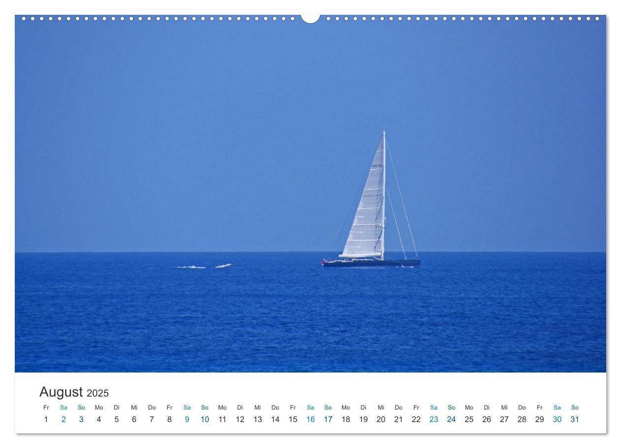 Bild: 9783435125647 | Segelboote und Yachten - Lebensart am Mittelmeer (Wandkalender 2025...