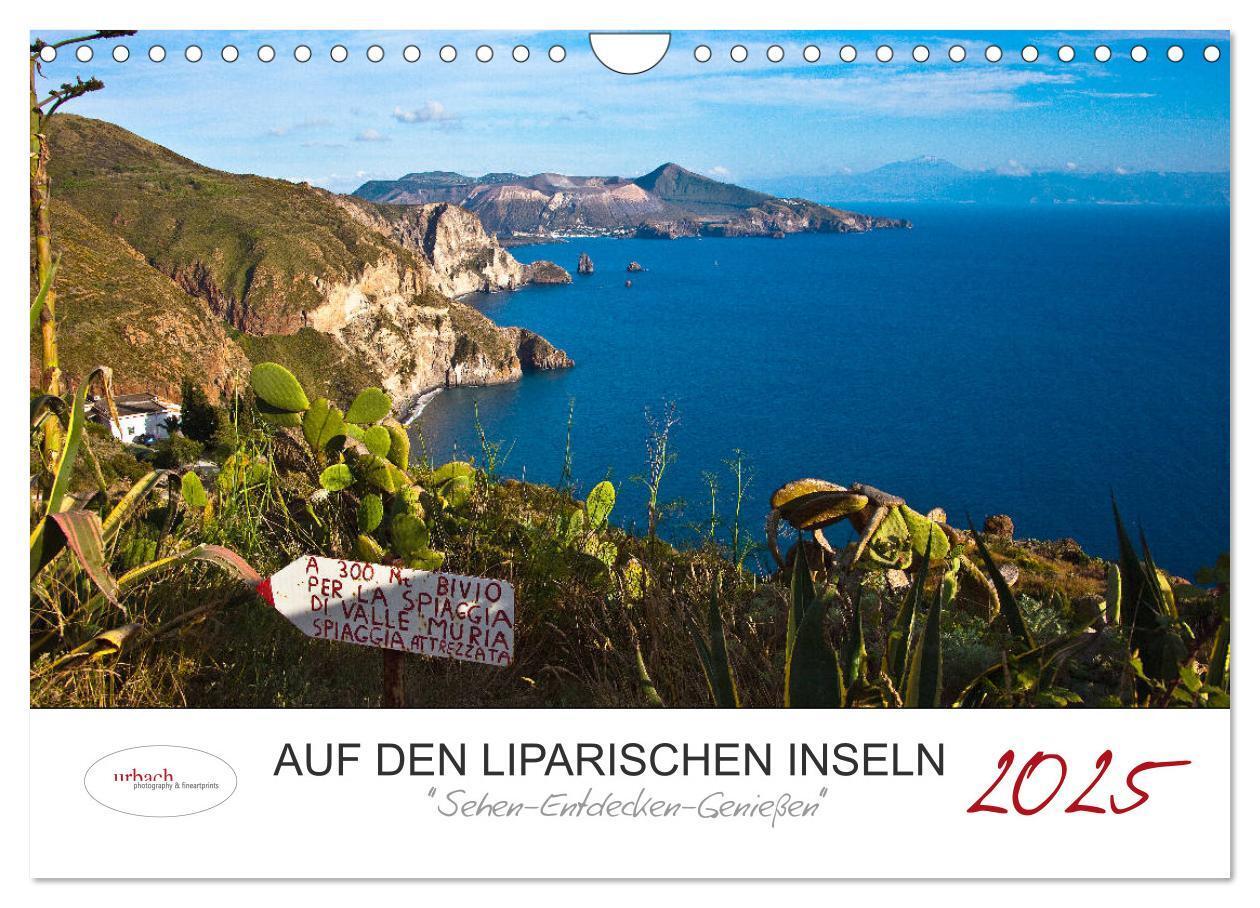 Cover: 9783435128983 | Auf den Liparischen Inseln (Wandkalender 2025 DIN A4 quer),...