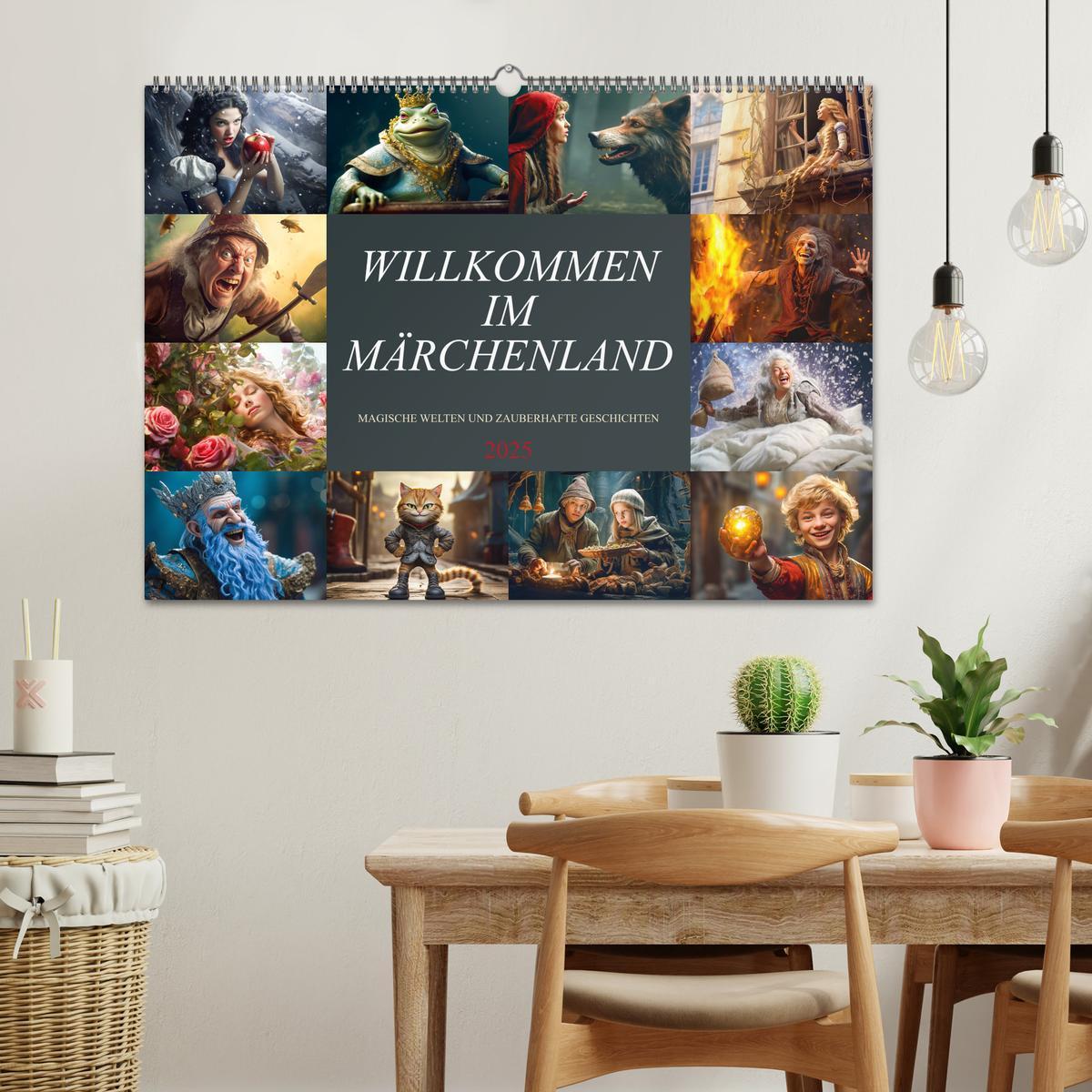 Bild: 9783383896606 | Willkommen im Märchenland (Wandkalender 2025 DIN A2 quer), CALVENDO...