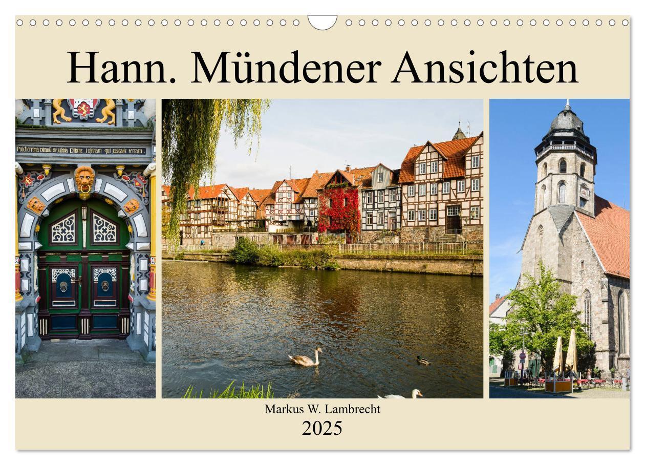 Cover: 9783435390540 | Hann. Mündener Ansichten (Wandkalender 2025 DIN A3 quer), CALVENDO...