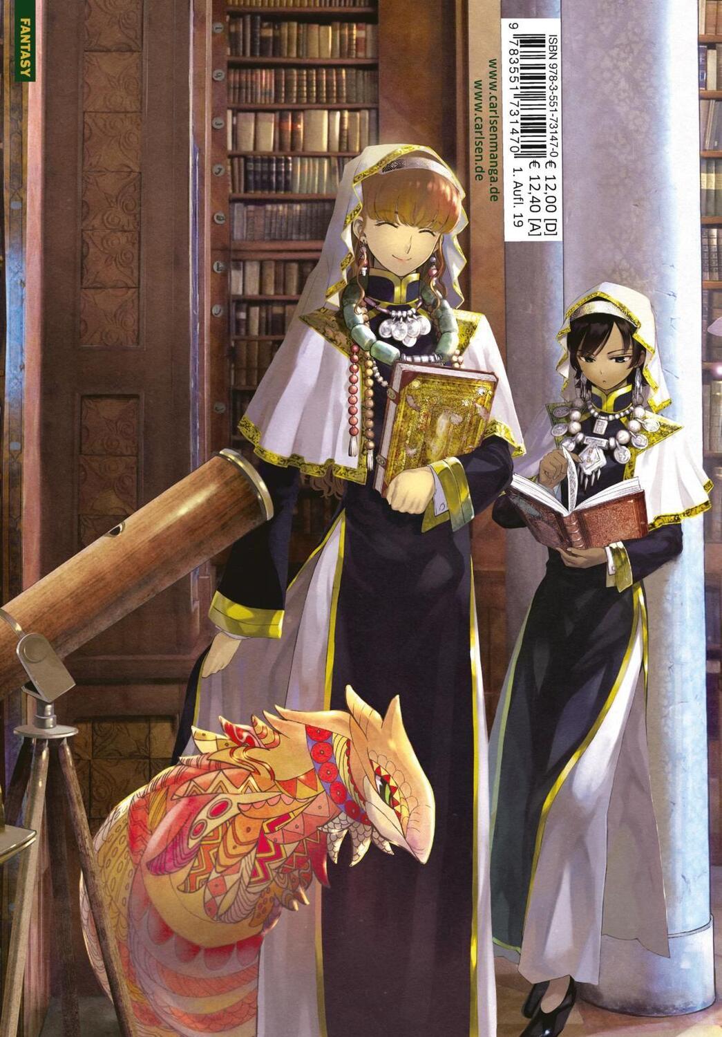 Rückseite: 9783551731470 | Magus of the Library 1 | Mitsu Izumi | Taschenbuch | 240 S. | Deutsch