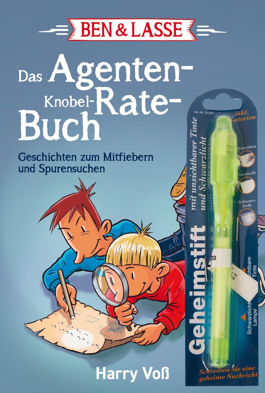 Cover: 9783417287950 | Ben &amp; Lasse - Das Agenten-Knobel-Rate-Buch | Harry Voß | Buch | 144 S.