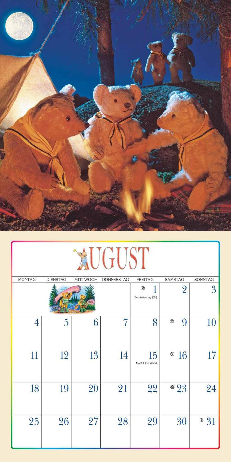 Bild: 4250809653266 | Der Teddybär 2025 - Broschürenkalender - Wandkalender - Format 30 x...