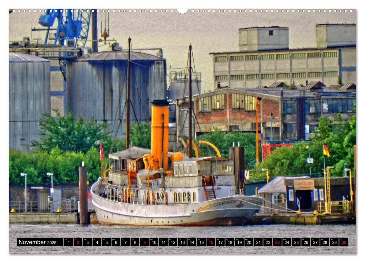 Bild: 9783435689538 | Faszination Hafen - Hamburg (Wandkalender 2025 DIN A2 quer),...