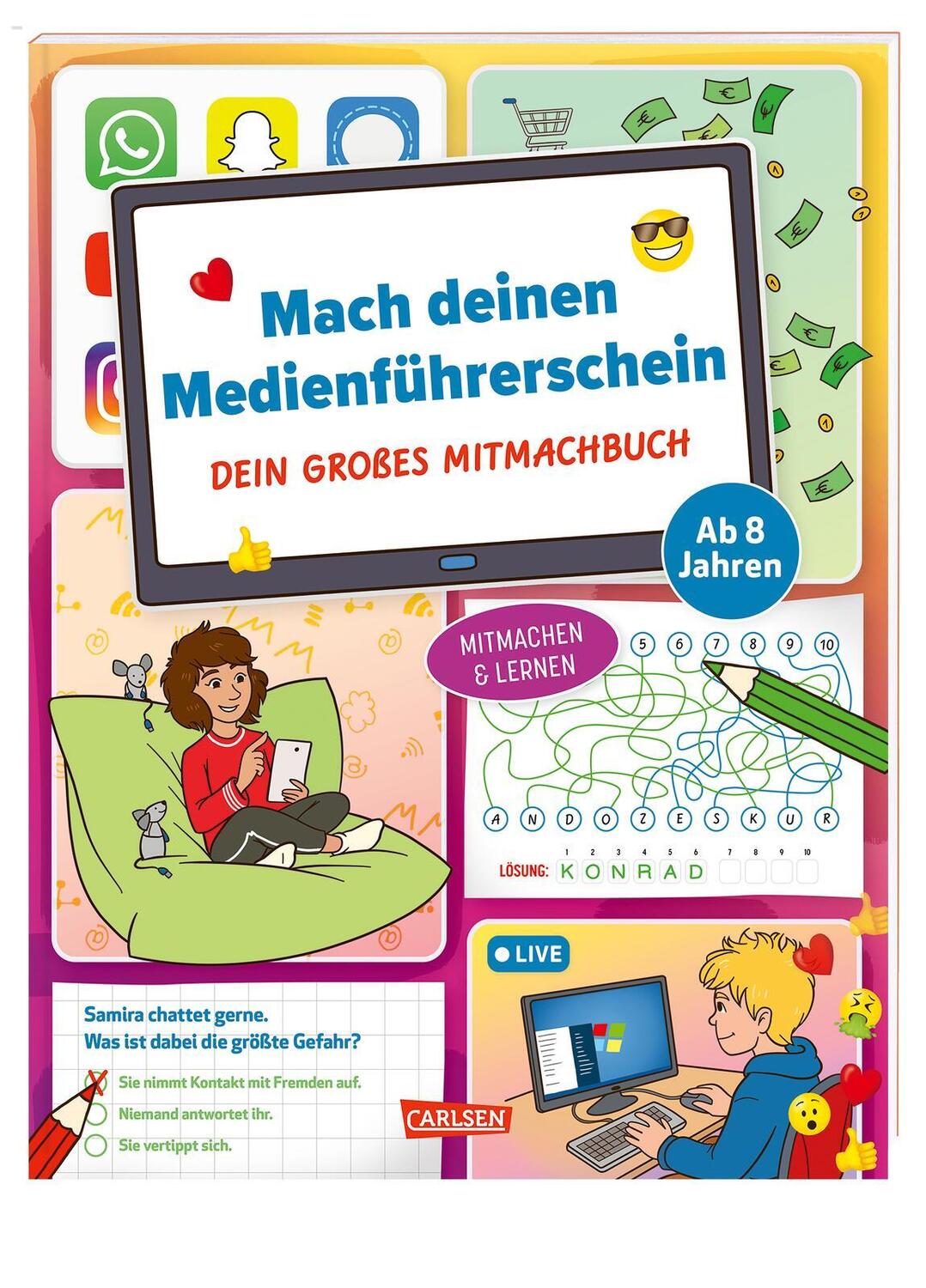 Cover: 9783551191540 | Mach deinen Medienführerschein: Dein großes Mitmachbuch | Feibel