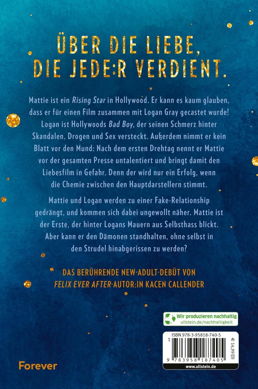 Rückseite: 9783958187405 | Stars In Your Eyes | Kacen Callender | Taschenbuch | 384 S. | Deutsch