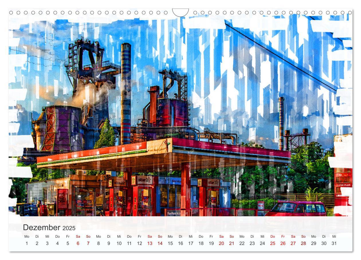 Bild: 9783457224854 | Ruhrpott Art (Wandkalender 2025 DIN A3 quer), CALVENDO Monatskalender