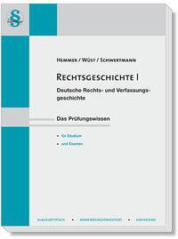 Cover: 9783861932437 | Rechtsgeschichte 1 | Deutsche Rechts- und Verfassungsgeschichte | Buch