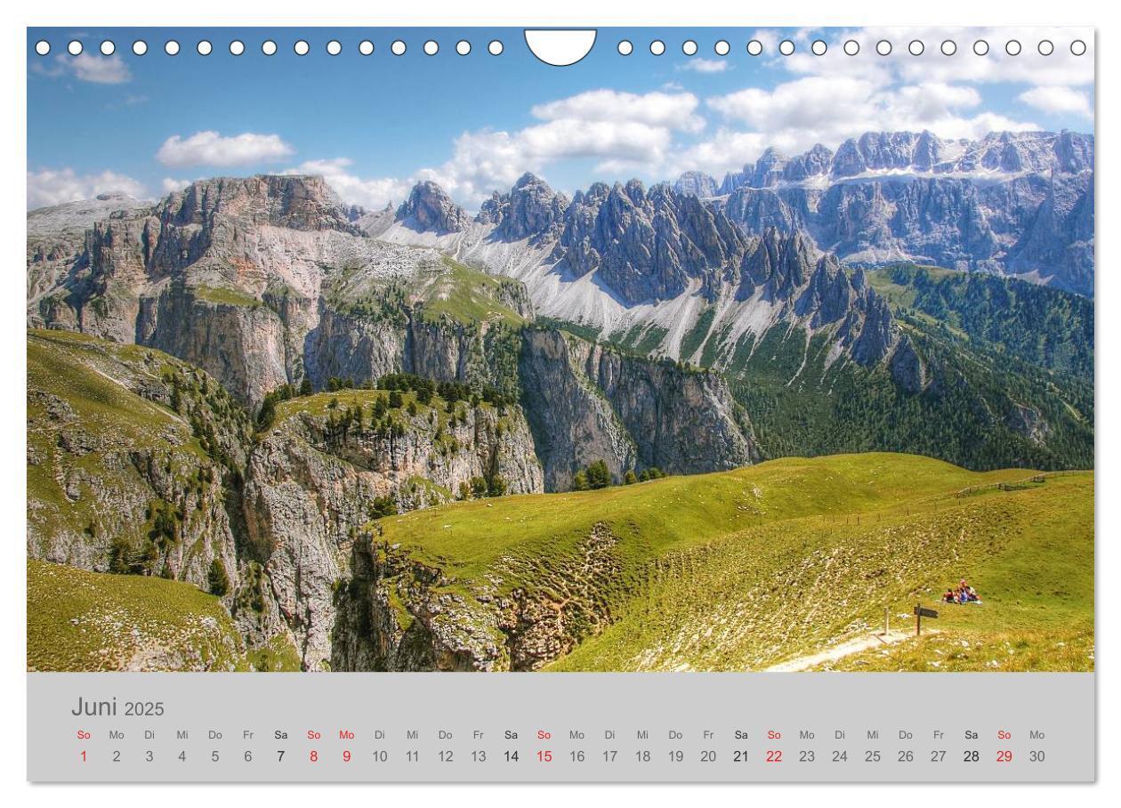 Bild: 9783435809486 | Südtirol - Gröden und Alta Badia (Wandkalender 2025 DIN A4 quer),...