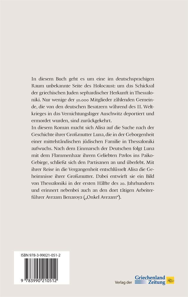 Rückseite: 9783990210512 | Onkel Avraam bleibt für immer hier | Elena Chouzouri | Buch | Deutsch