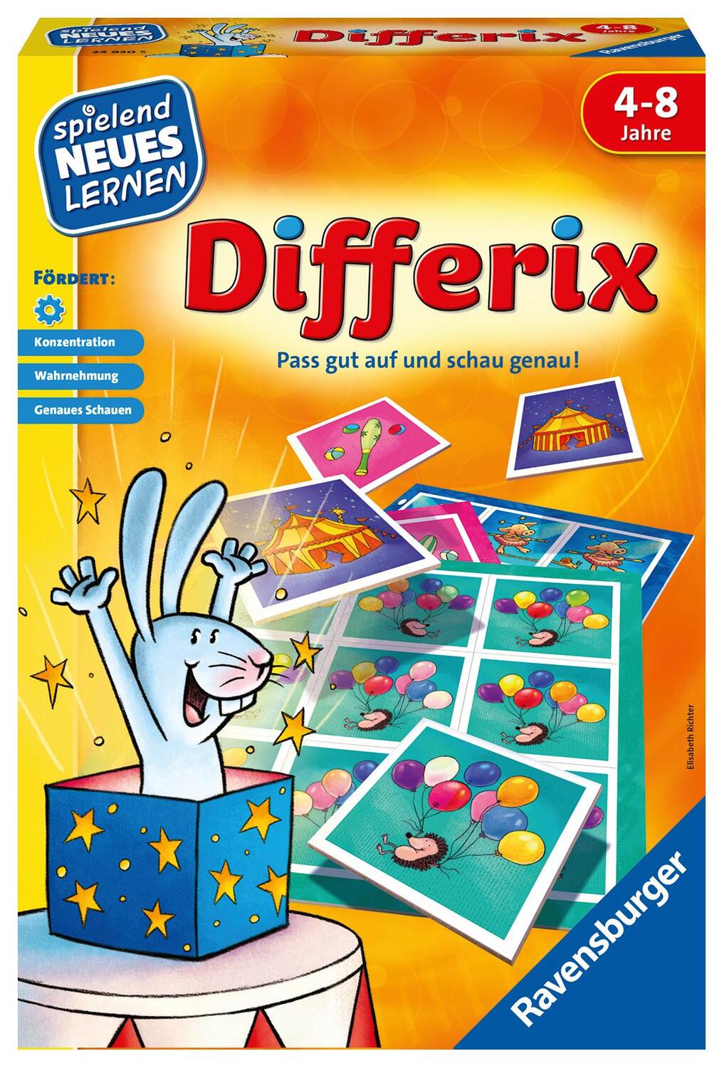 Cover: 4005556249305 | Differix | Pass gut auf und schau genau! | Elisabeth Richter | Spiel