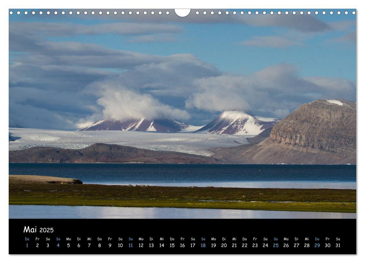 Bild: 9783435773596 | Spitzbergen (Wandkalender 2025 DIN A3 quer), CALVENDO Monatskalender