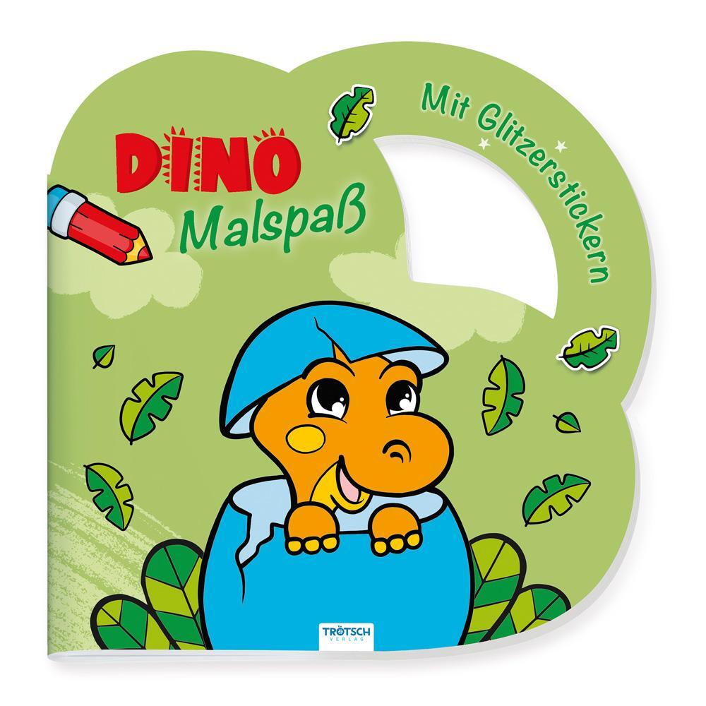 Cover: 9783988020734 | Trötsch Malbuch Stickermalbuch Dino Malspaß | Trötsch Verlag | 26 S.