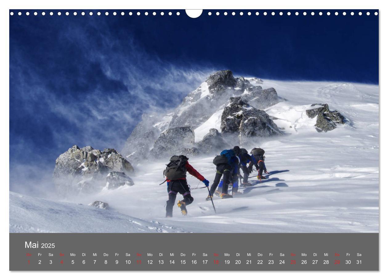 Bild: 9783435294602 | Bergsteigen - Extremsport am Limit (Wandkalender 2025 DIN A3 quer),...