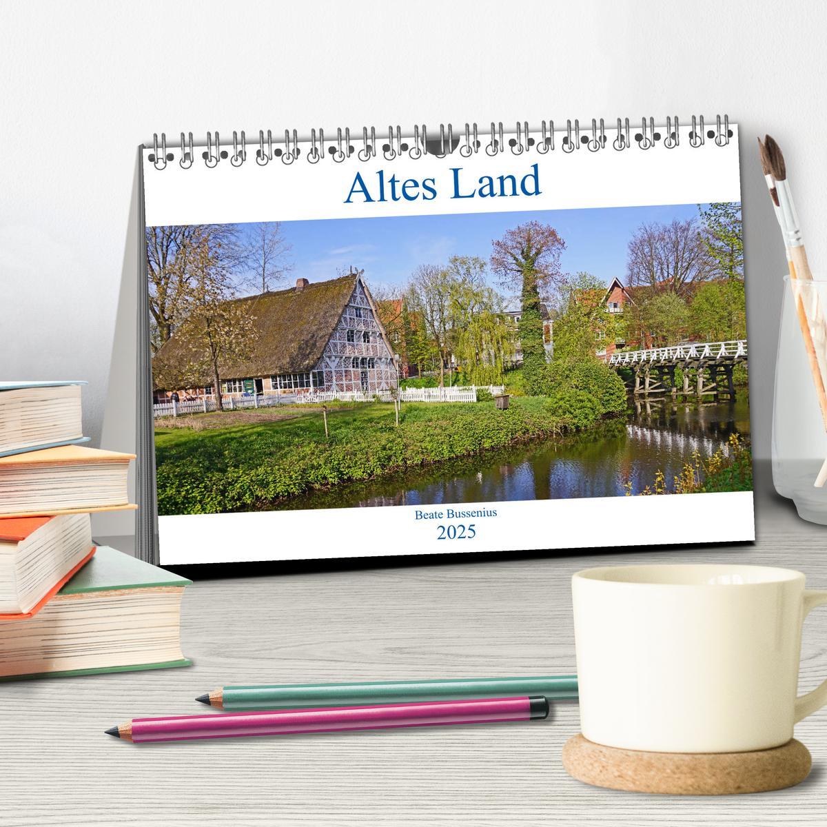 Bild: 9783435372294 | Altes Land 2025 (Tischkalender 2025 DIN A5 quer), CALVENDO...