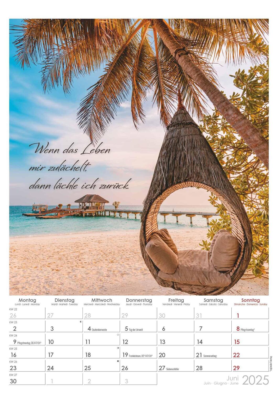 Bild: 4251732343491 | Auszeit für die Seele 2025 - Bildkalender A3 (29,7x42 cm) -...