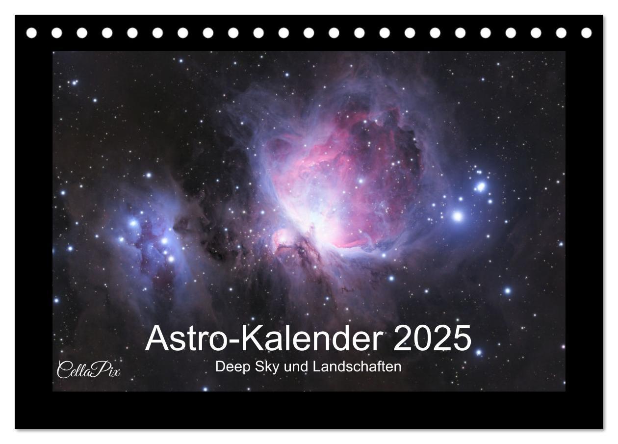 Cover: 9783383843778 | Astro-Kalender - Deep Sky und Landschaften (Tischkalender 2025 DIN...