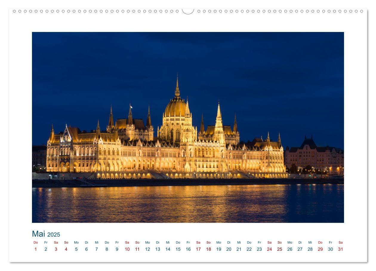 Bild: 9783383816130 | Budapest: zwischen Parlamentsgebäude und Burgpalast (Wandkalender...