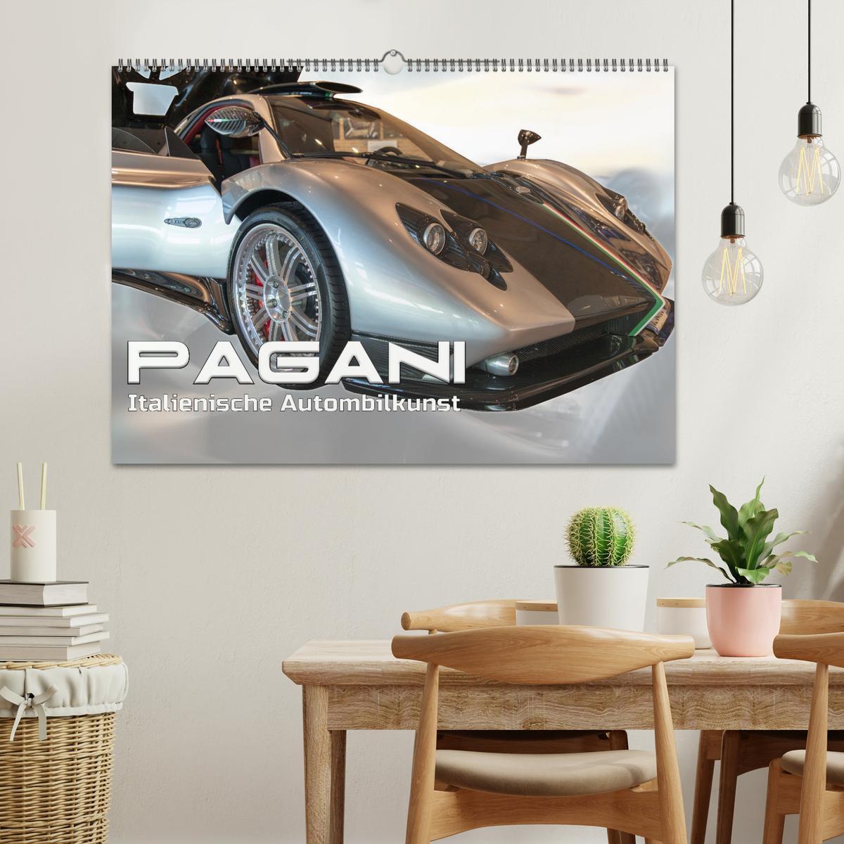 Bild: 9783383872488 | Pagani italienische Automobilkunst (Wandkalender 2025 DIN A2 quer),...