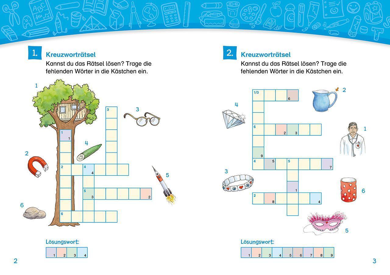 Bild: 9783743201903 | Leselöwen Kreuzworträtsel für Erstleser. 2. Klasse (Orange) | Orange