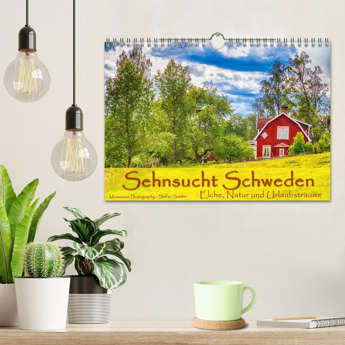 Bild: 9783435336319 | Sehnsucht Schweden - Elche, Natur und Urlaubsträume (Wandkalender...