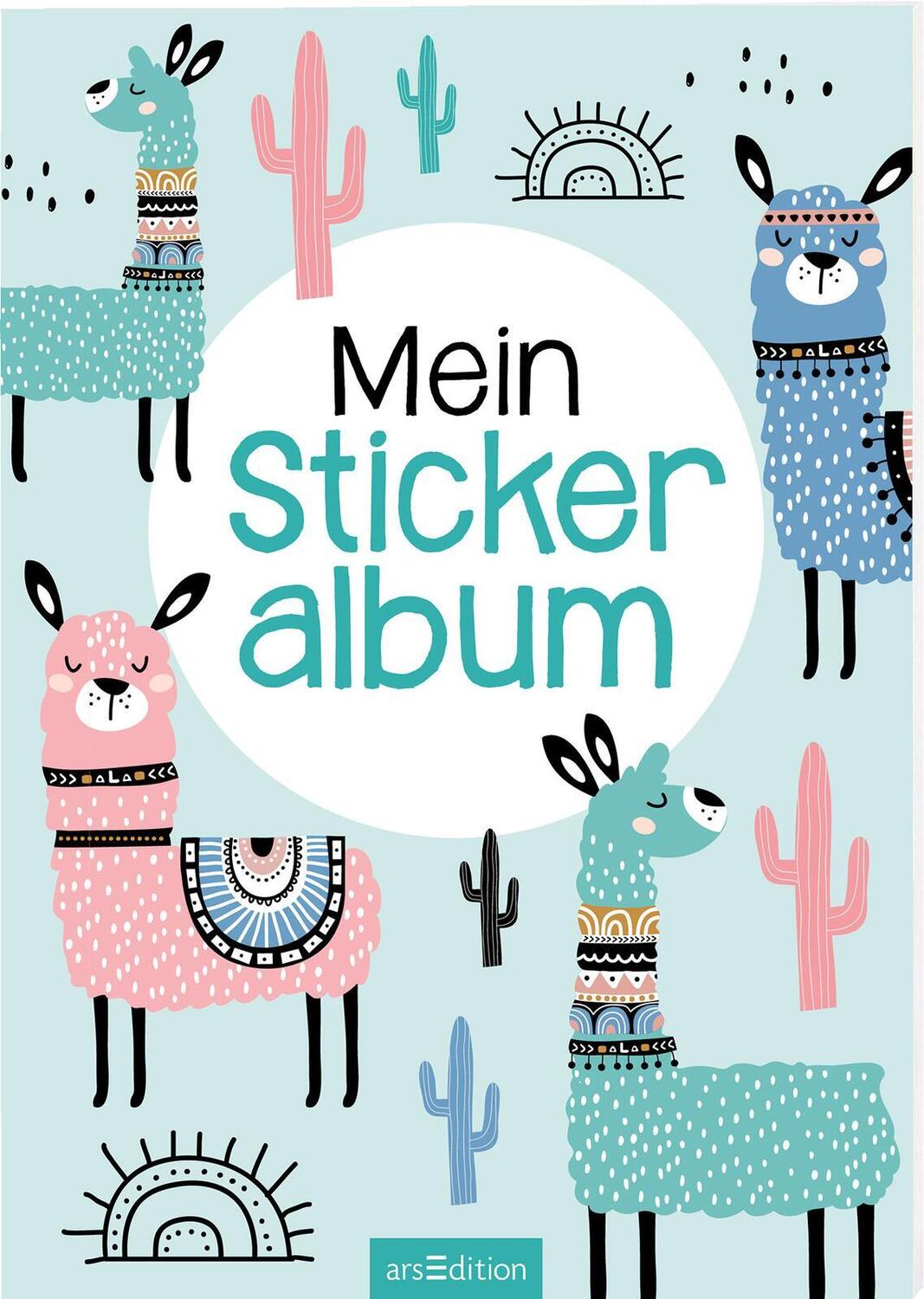 Cover: 4014489123385 | Mein Stickeralbum - Lamas | Stück | Softcover | 24 S. | Deutsch | 2020