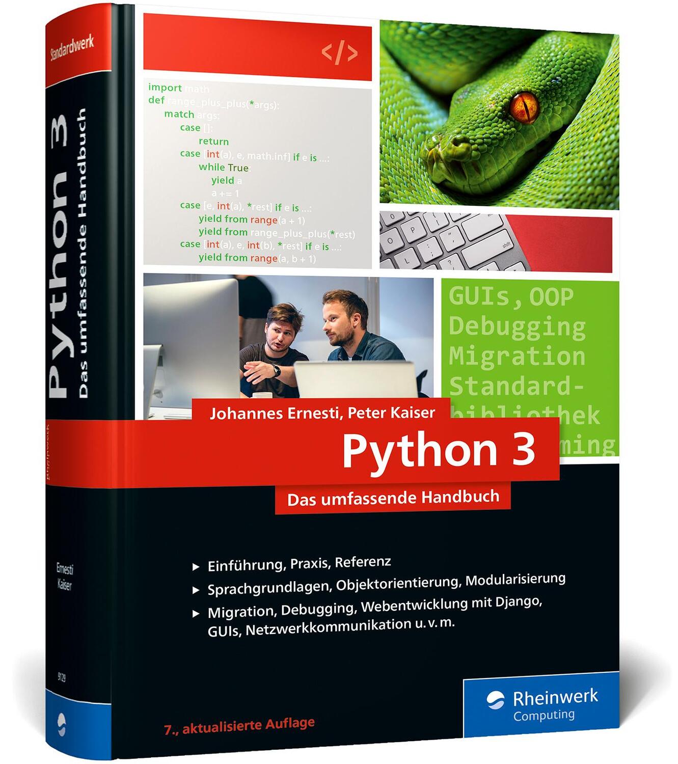 Cover: 9783836291293 | Python 3 | Johannes Ernesti (u. a.) | Buch | Rheinwerk Computing