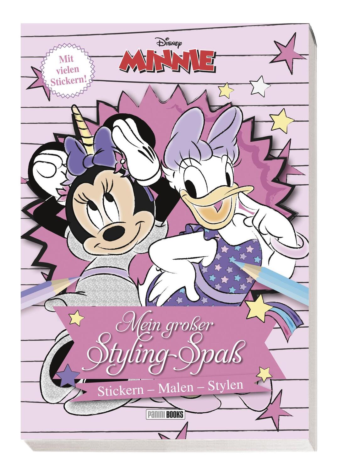 Cover: 9783833244377 | Disney Minnie: Mein großer Styling-Spaß | Block mit 32 Stickerseiten