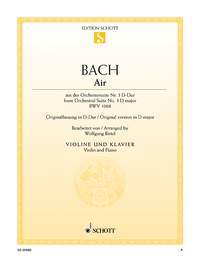 Cover: 9790001193825 | Air | Johann Sebastian Bach | Buch | 6 S. | Deutsch | 2013