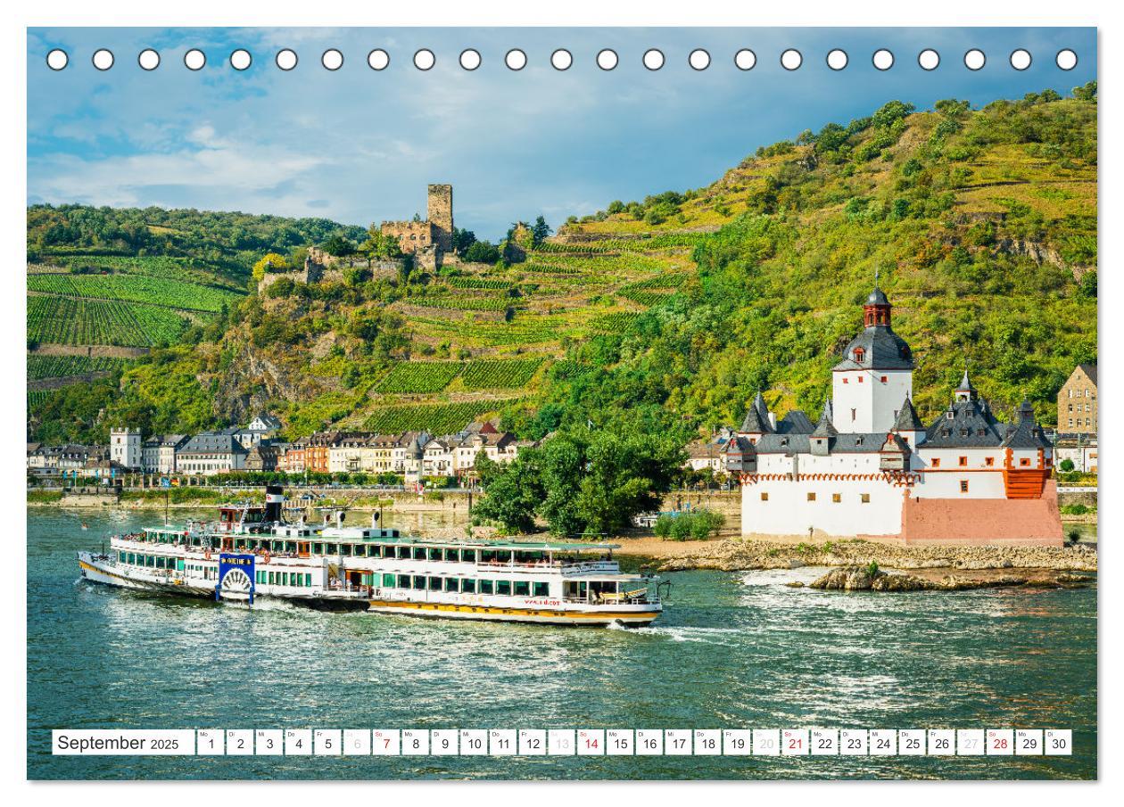 Bild: 9783457149737 | Kaub - Romantische Stadt am Rhein (Tischkalender 2025 DIN A5 quer),...