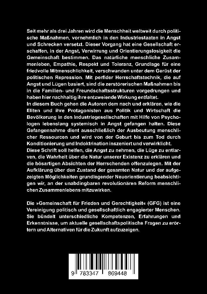 Bild: 9783347869448 | Angst und Lüge | GFG Gemeinschaft für Frieden und Gerechtigkeit | Buch