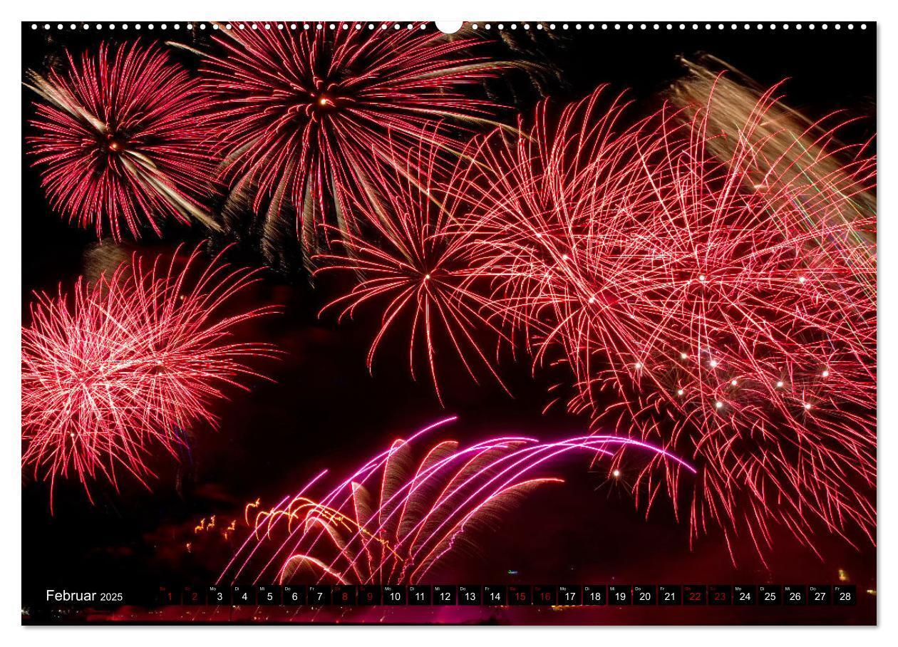 Bild: 9783435062522 | Feuerwerk - Kunstwerke am Himmel (Wandkalender 2025 DIN A2 quer),...