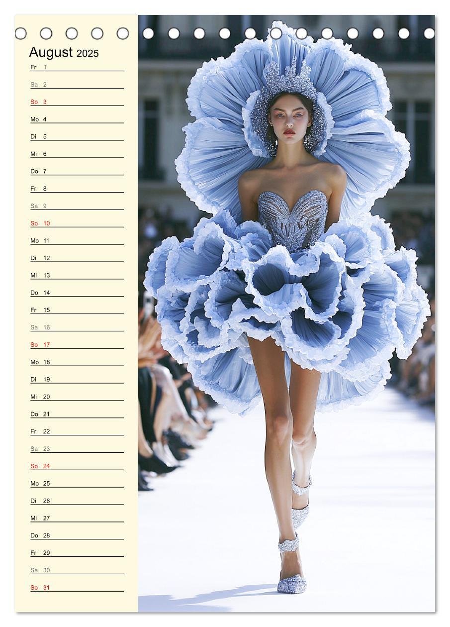 Bild: 9783457226568 | Blütenzauber. High Fashion auf dem Catwalk (Tischkalender 2025 DIN...