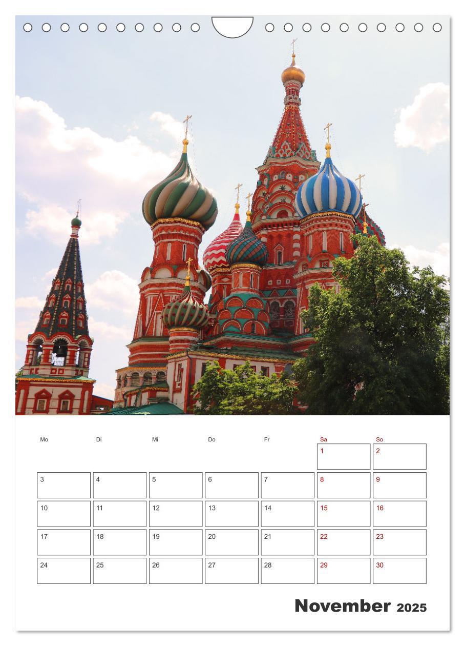 Bild: 9783435909513 | Russland - Terminplaner (Wandkalender 2025 DIN A4 hoch), CALVENDO...