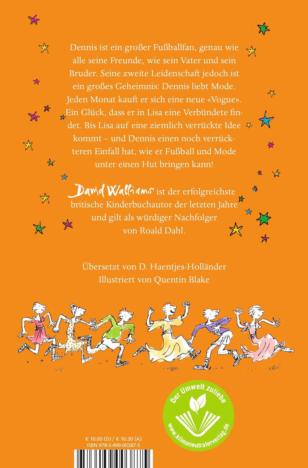 Rückseite: 9783733507947 | Kicker im Kleid | David Walliams | Taschenbuch | 240 S. | Deutsch